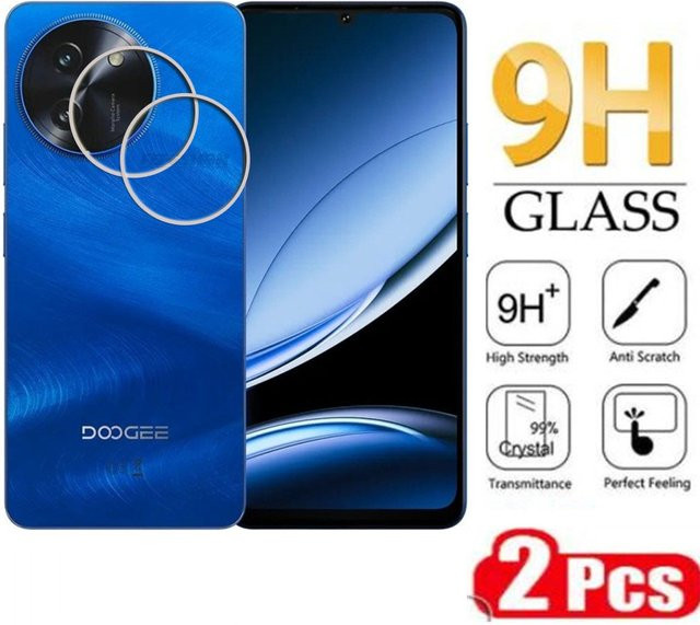2er-Set Gehärtetes Glas Kamera-Objektivschutzfolie für Doogee Note 59 5G und 59 Pro Plus, Transparent - Bild 1
