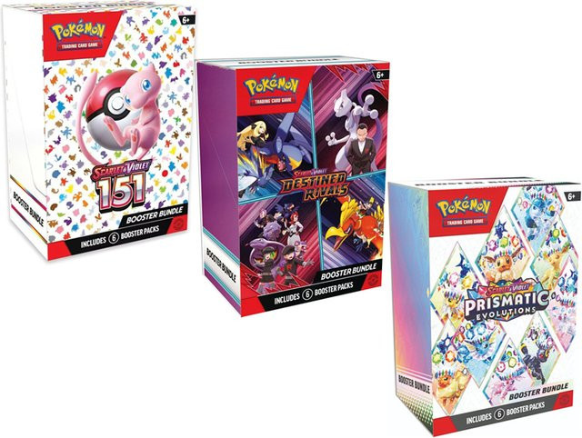 Pokémon Destined Rivals Prismatische Entwicklungen, Booster-Bundle, englisch, ab 6 Jahren - Bild 1