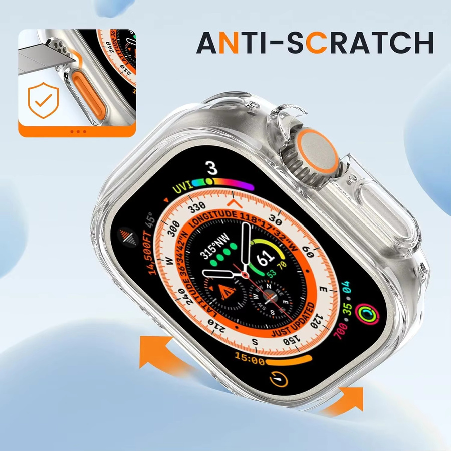 RWBANDS Abdeckung für Apple Watch, TPU, klar, Unisex - Bild 2