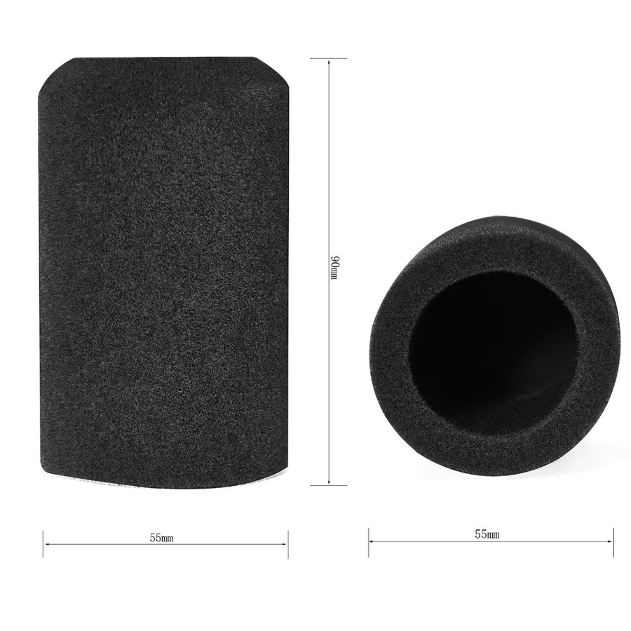 FIFINE Ersatz-Mikrofon-Windschutz aus beflocktem Schaumstoff in Schwarz für Amplitank K688 - Bild 2