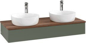V&B Antao Waschtischunterschrank mit integrierter Beleuchtung, Wandmontage, Lackiert, Breite: 120 cm, Höhe: 19 cm, Tiefe: 50 cm - Bild 1
