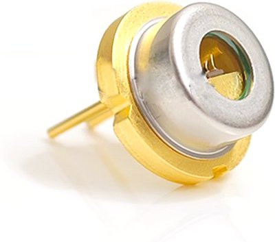 GH04C06V9G Laserdiode Blau 450 nm 6 W mit 9 mm Durchmesser in Gold/Messing - Bild 1