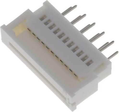 Molex FFC/FPC-Anschluss 11-polig in Weiß mit 1,25 mm Rastermaß 39532115 - Bild 1