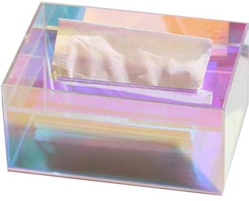 Multifunktionale Acryl-Aufbewahrungsbox Lady Bug in Transparent Multicolour mit Hohlgriff - Bild 1