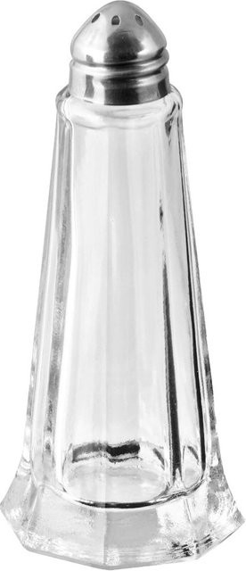 Fackelmann Salz- und Pfefferstreuer aus Glas in Transparent, B/T/H: 5 x 5 x 11 cm - Bild 1