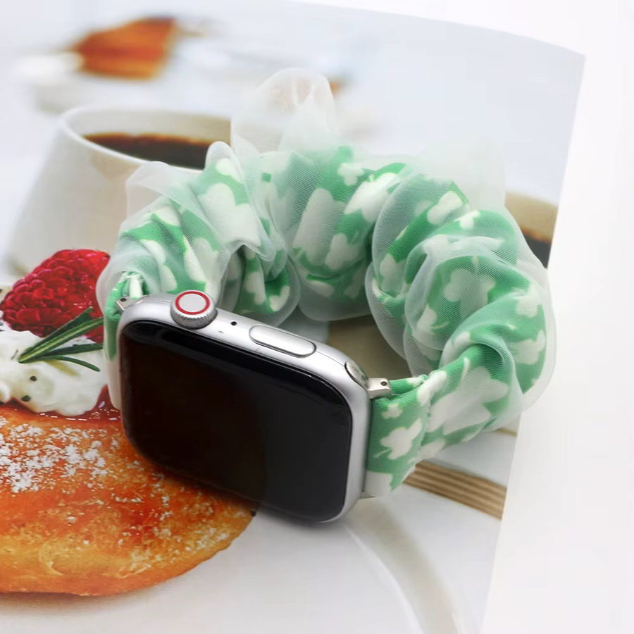 Armband für Apple Watch, Textil, Grün, Damen - Bild 2