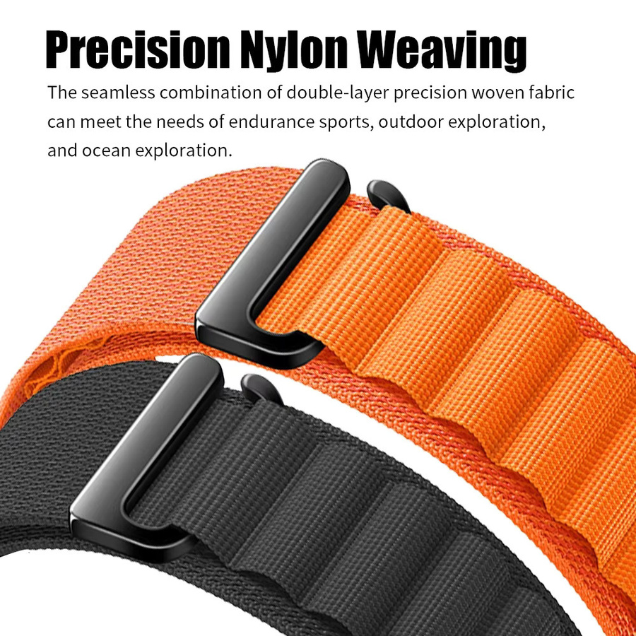 Samsung Uhrenarmband Nylon, Schwarz, Galaxy Watch Ultra 47 mm - Bild 2