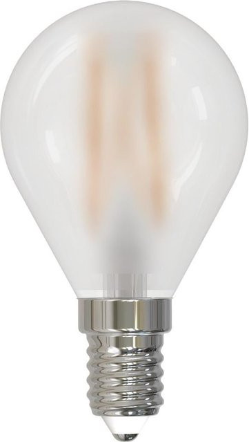 Hama LED-Filamentlampe Tropfen P45, E14, 470 lm, ersetzt 40 W, Neutralweiß, mattes Glas - Bild 1