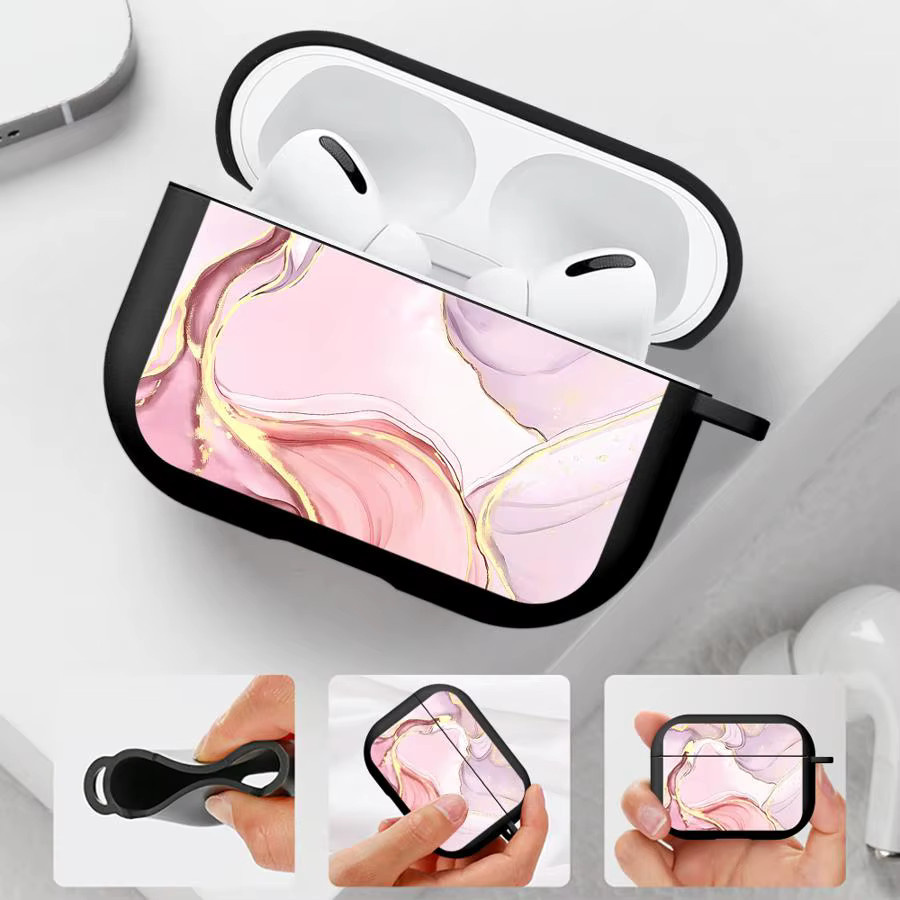 Schutzhülle für Apple AirPods mit modischen Kunstmustern in Multicolour - Bild 3