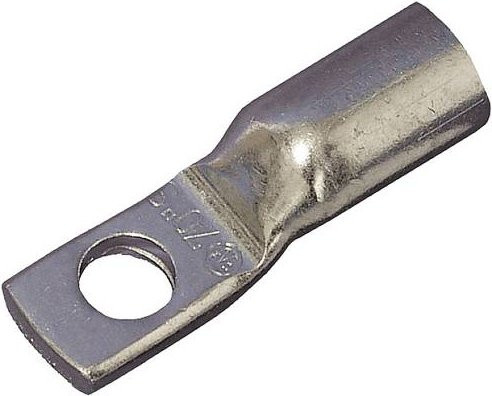 Weidmüller Rohrkabelschuh KRN-M10/-150 S aus Kupfer in Silber, Loch-Ø: 10,5 mm, 150 mm² - Bild 1
