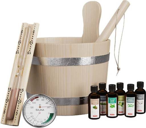 Eilo Sauna Zubehör-Set B in Beige
