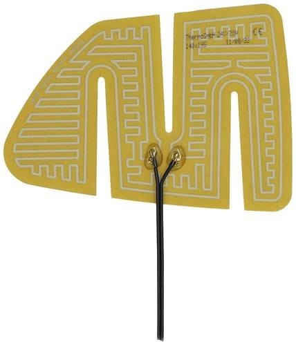 Thermo TECH Polyester Heizfolie 24V 20W Gelb B: 14,0 cm, L: 19,5 cm - Bild 1
