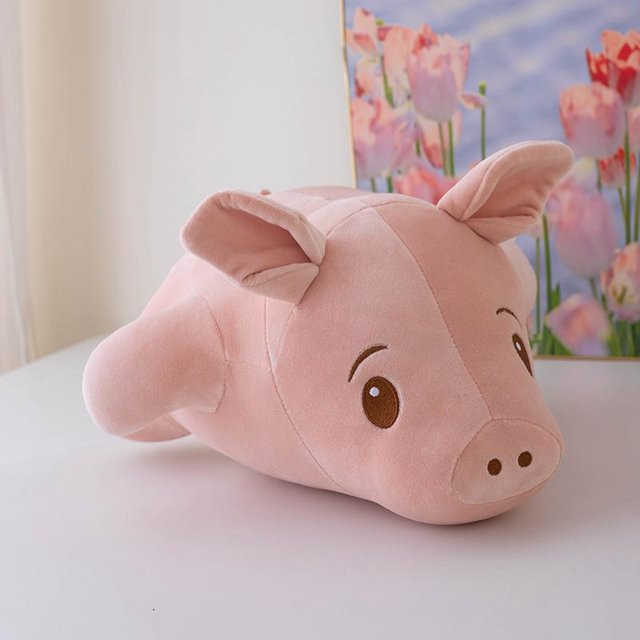 Yiran toy Liegendes Schweinchen, Plüschtier, 35cm, ab 14 Jahren - Bild 1