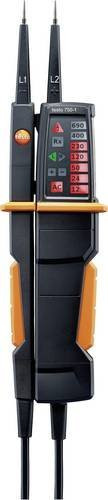 Testo 750-1 Zweipoliger Spannungsprüfer CAT IV 600 V, CAT III 1000 V mit LED und LCD in Schwarz - Bild 1