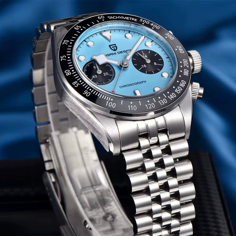 PAGANI DESIGN Chronograph, Quarz, Edelstahl, Saphirglas, Herren - Bild 6