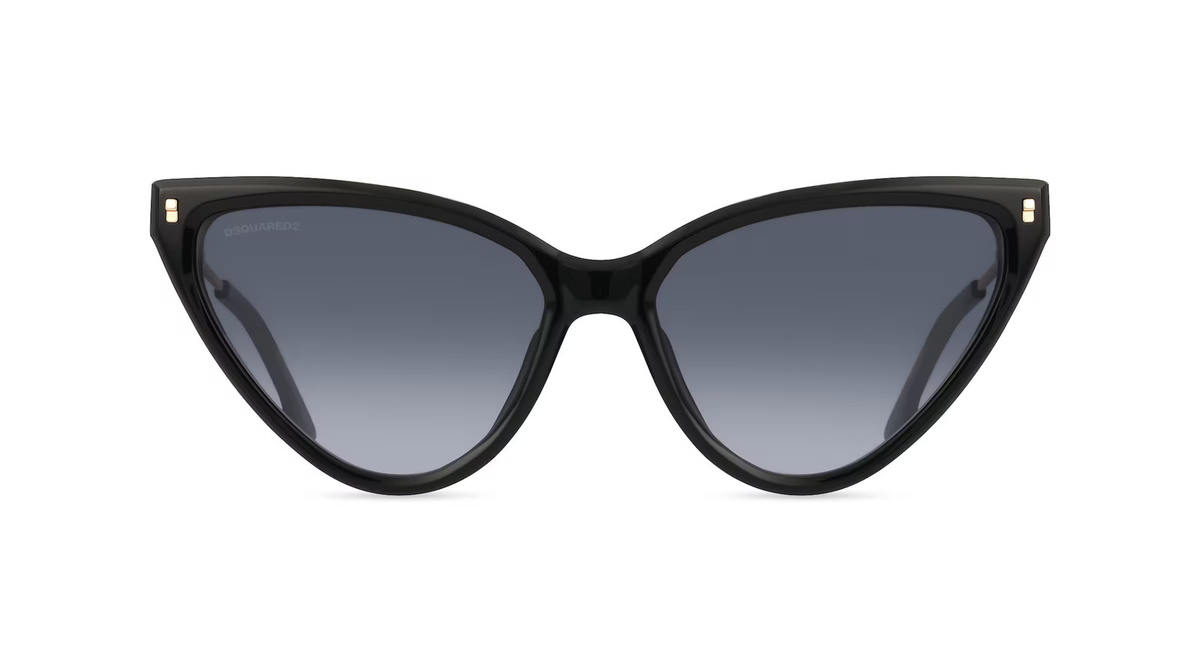 Dsquared2 D2 0134/S Sonnenbrille Cat Eye, Vollrand, Acetat, schwarz, Damen - Bild 1