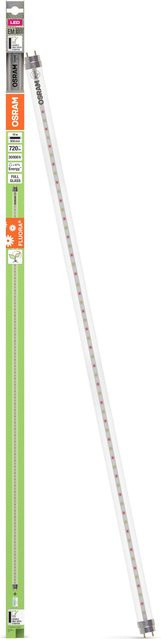 Osram LED T8 EM Fluora Pflanzlicht LED-Röhre, Warmweiß 2500 K, 720 lm, Transparent - Bild 1