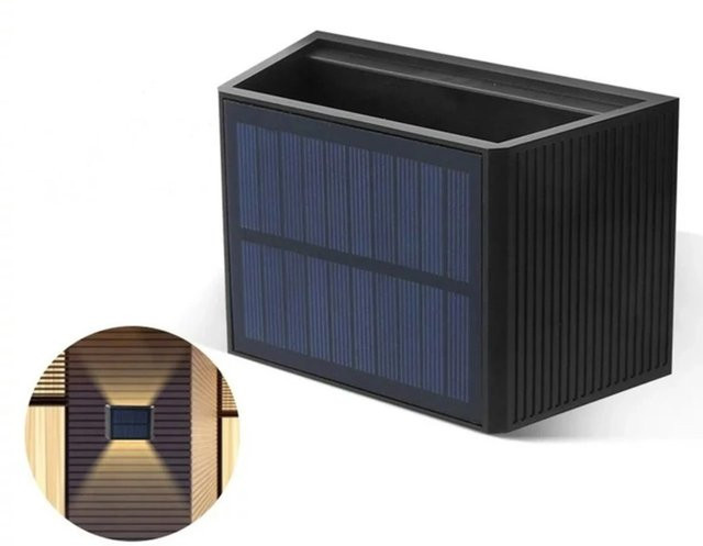 LED's Work Solar-Außenleuchte 1,5 W mit 100 m Reichweite, Warmweiß 2.700 K, IP65, Schwarz - Bild 1