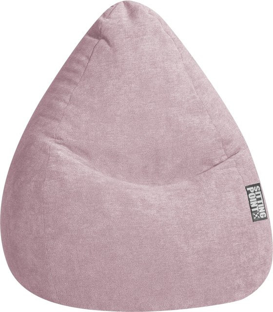 Sitting Point Sitzsack Alfa XL, Rosa, B/H: 70 x 110 cm - Bild 1