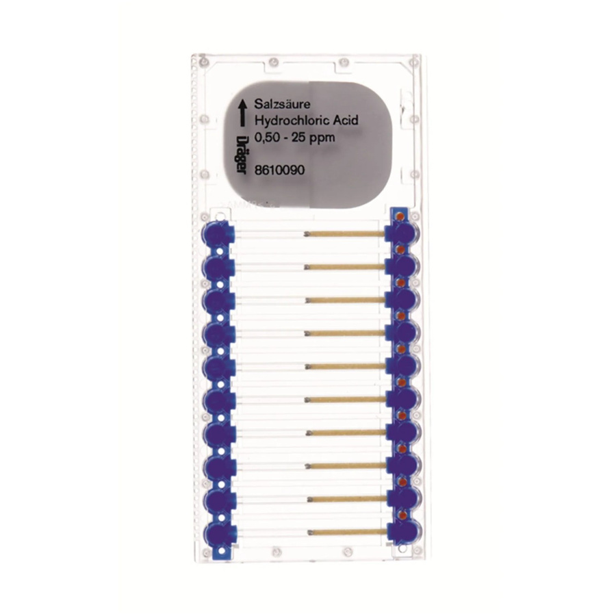 Dräger Microtubes für Salzsäure 0.5 25 Ppm in Transparent - Bild 2