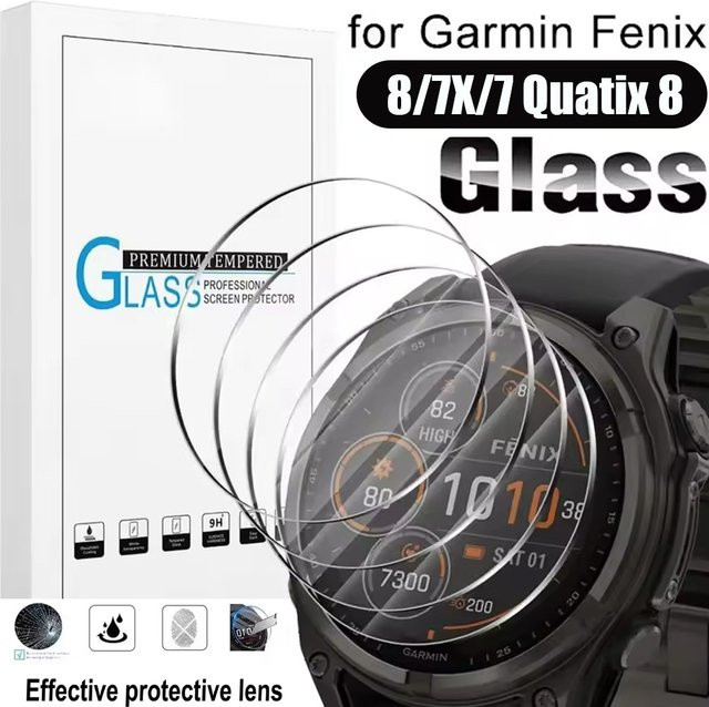 Garmin Anti-Kratz-Folie Glas, transparent, Schwarz - Bild 1