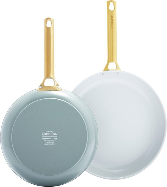 Green Pan Padova Reserve Pfannenset 2-teilig mit Keramikbeschichtung in Himmelblau, Durchmesser: 26 cm und 30 cm - Bild 1