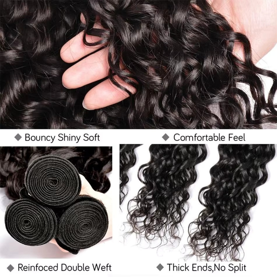Dula A Hair Haarbündel, Lockiges Brasilianisches Remy-Echthaar, Unisex - Bild 5