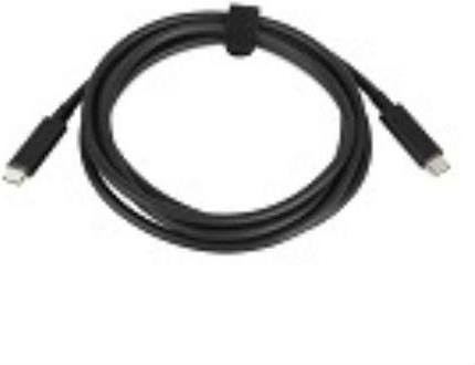 Lenovo USB-C auf USB-C Kabel in Schwarz, 2m - Bild 1