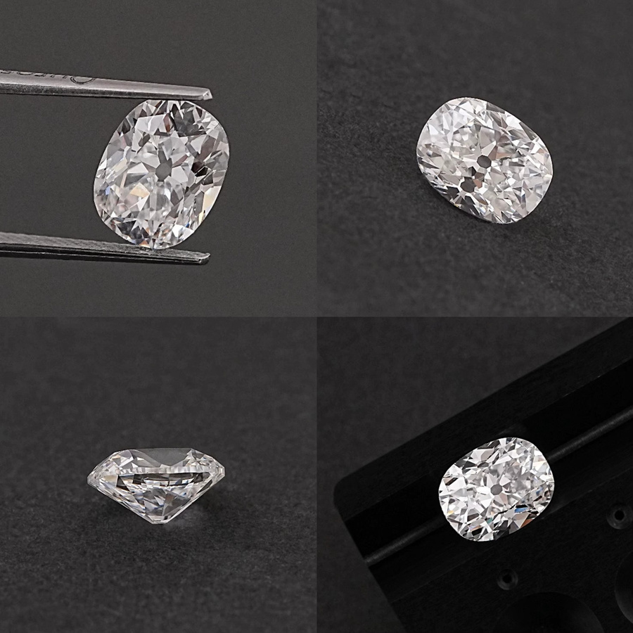 Dae Vonca Diamant, Kissenschliff, Lab-gewachsen, VS/VVS, Unisex - Bild 2