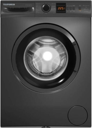 Telefunken Waschmaschine Frontlader mit Aquastop und Quick Wash in Dark Inox B/H/T: 60 x 85 x 50 cm