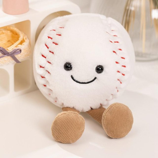 Basketball Fußball Billard Puppe, Plüschtier, Sitting, 10cm height, 14cm total length - Bild 1