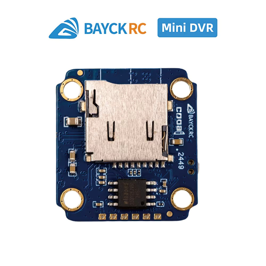 BAYCK COOAI MINI DVR Kamera-Videomodul für FPV RC mit Unterstützung für bis zu 512G Micro SD, PAL/NTSC/AHD720P (25/30/60fps), Blau - Bild 2