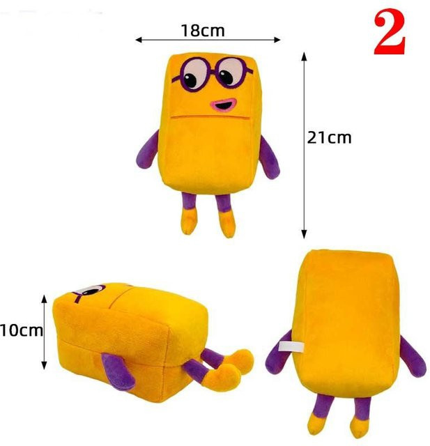Numberblocks Plüschtiere, Stoffpuppen, Bunt / Mehrfarbig - Bild 1