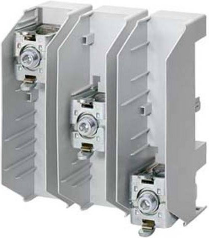 Siemens Anschlussklemmen-Set 8US19412AA04, 3-polig, grau, für Flachschienen bis 32 x 20 mm, 800A - Bild 1