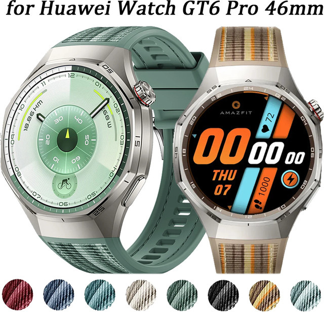 Huawei Uhrenarmband Silikon, Nylon gewebt, Unisex - Bild 1