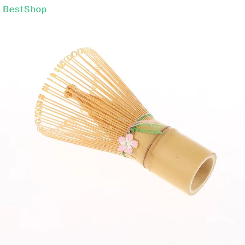 HNKMP Matcha Chasen Bambus Schneebesen mit Kirschblüten-Anhänger in Beige - Bild 2
