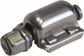 Bandimex Schellenkopf W4 S-Verschluss aus Edelstahl in Silber, 50 Stück, 14 mm - Bild 1