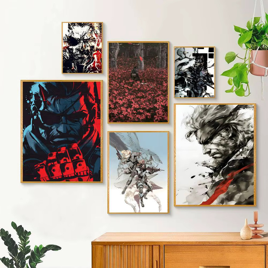 Selbstklebendes Metal Gear Solid Manga Poster aus Papier in Multicolour für deine Wandgestaltung - Bild 2