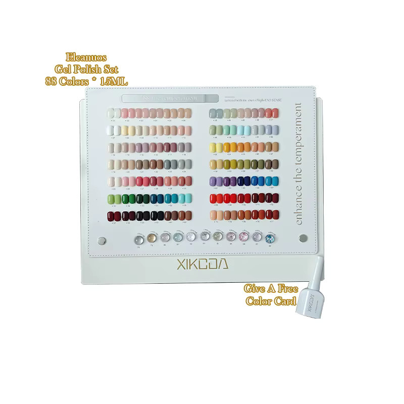 Eleanuos Gel Nagellack Set, 88 Farben, glänzend - Bild 3