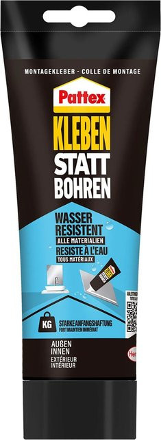 Pattex Montagekleber Kleben statt Bohren wasserresistent, weiß, 340 g - Bild 1