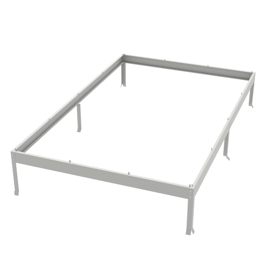 Vitavia Stahlfundament 5800 für Gewächshaus Calypso, aluminium eloxiert, Farbe: Silber, B/T/H: 302 x 192 x 12,5 cm - Bild 2