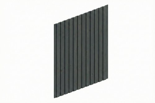 SKANHOLZ Carport-Seitenwand aus Fichte in Schiefergrau, B: 330 cm, H: 230 cm - Bild 1