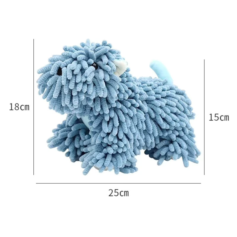 HOCOSHINE Chenille Welpen-Handtuch weiches und saugfähiges Cartoon-Hunde Handtuch für Küche und Badezimmer - Bild 2