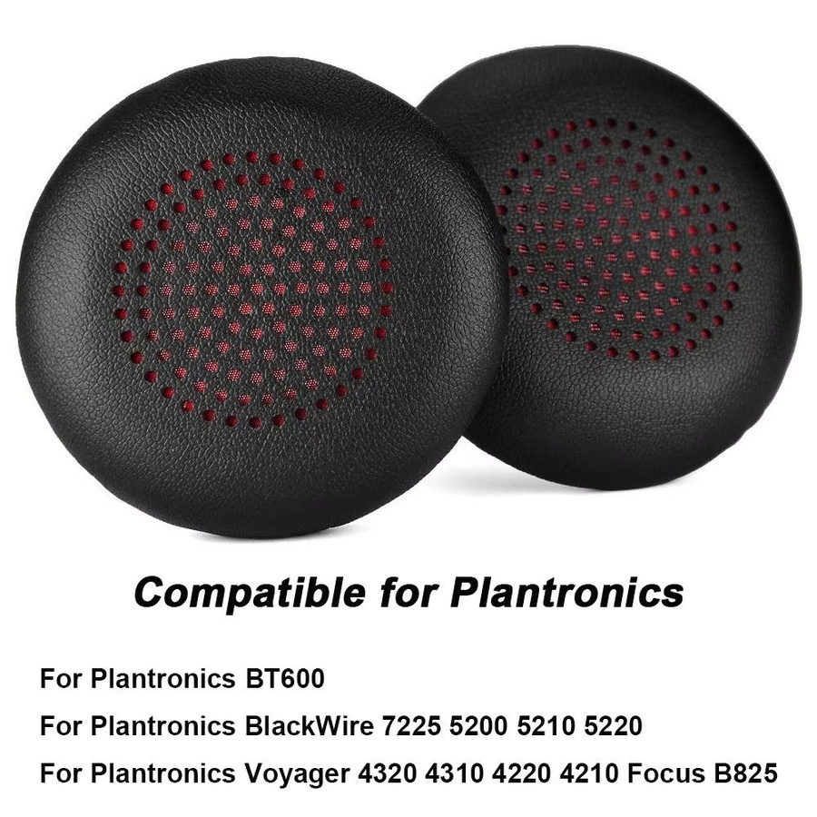 Plantronics Ohrpolster für Kopfhörer in Schwarz, passend für Blackwire 7225, Voyager 5200, 5210, 5220, 4320, 4310, 4220, 4210 und Focus B825 - Bild 3