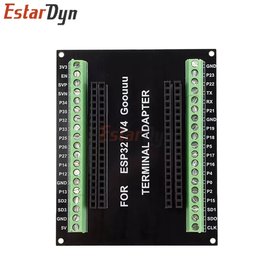 Estardyn ESP32-Erweiterungsplatine NodeMCU-32S Lua 38-poliges GPIO-Modul in Schwarz - Bild 4