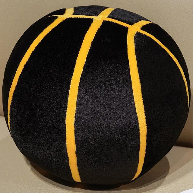 Yiran Health & Beauty Basketball Kuschelkissen, Plüsch, 20cm - Bild 1
