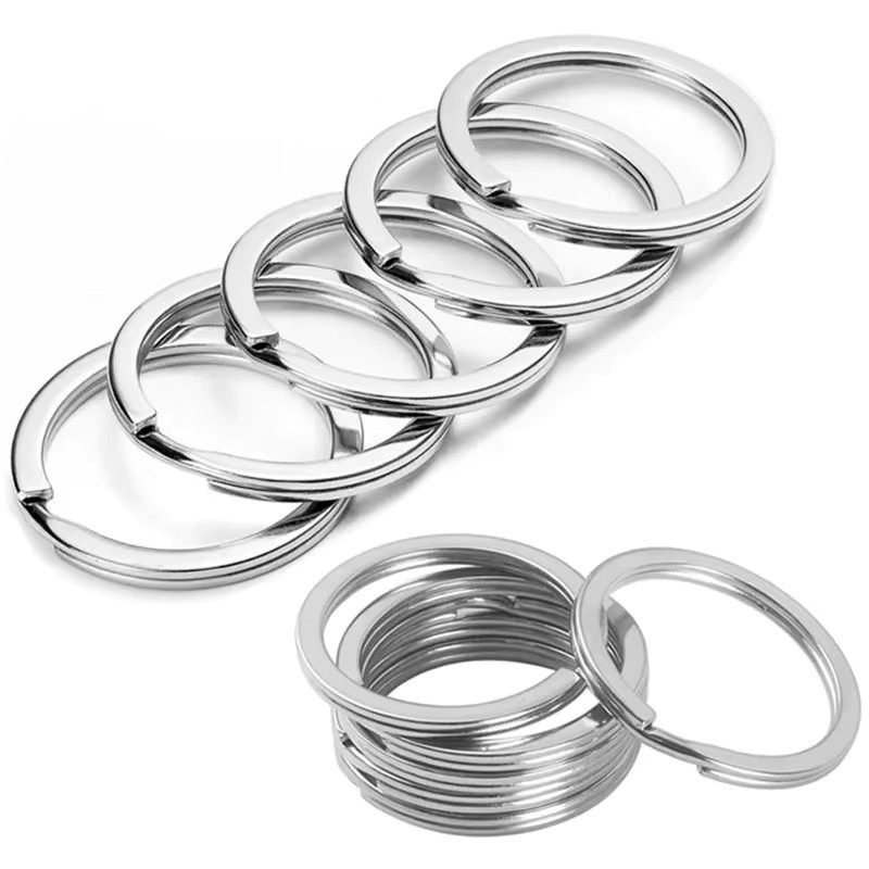 MOONMADE Schlüsselanhänger Edelstahl, Split Ring, Unisex - Bild 1