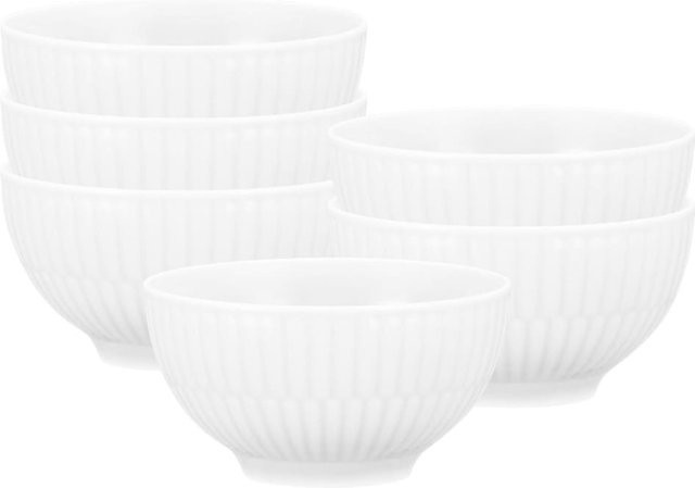 Seltmann Weiden Dipschalen Amina aus Porzellan, Weiß, 6er Set, Durchmesser: 8,3 cm - Bild 1