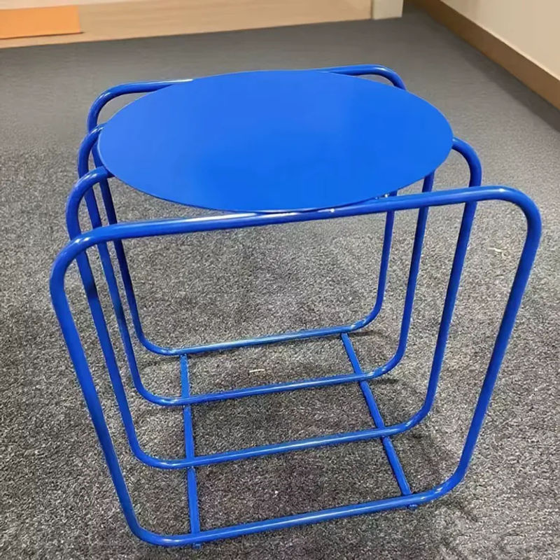 LIUSHADUOLA Windspiel aus Metall in Blau, modernes rundes Design für Wohnzimmer und Nachttisch - Bild 2