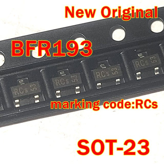 Bfr193 NPN Bipolarer HF-Transistor Sot-23 Schwarz Markierungscode Rcs - Bild 1